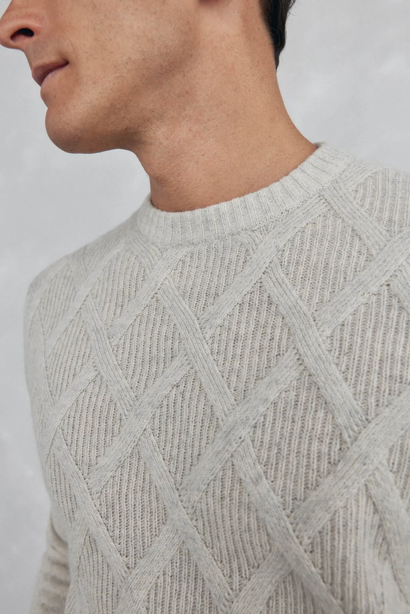 Hombre Pedro del Hierro Jerséis>Jersey rombos cuello redondo