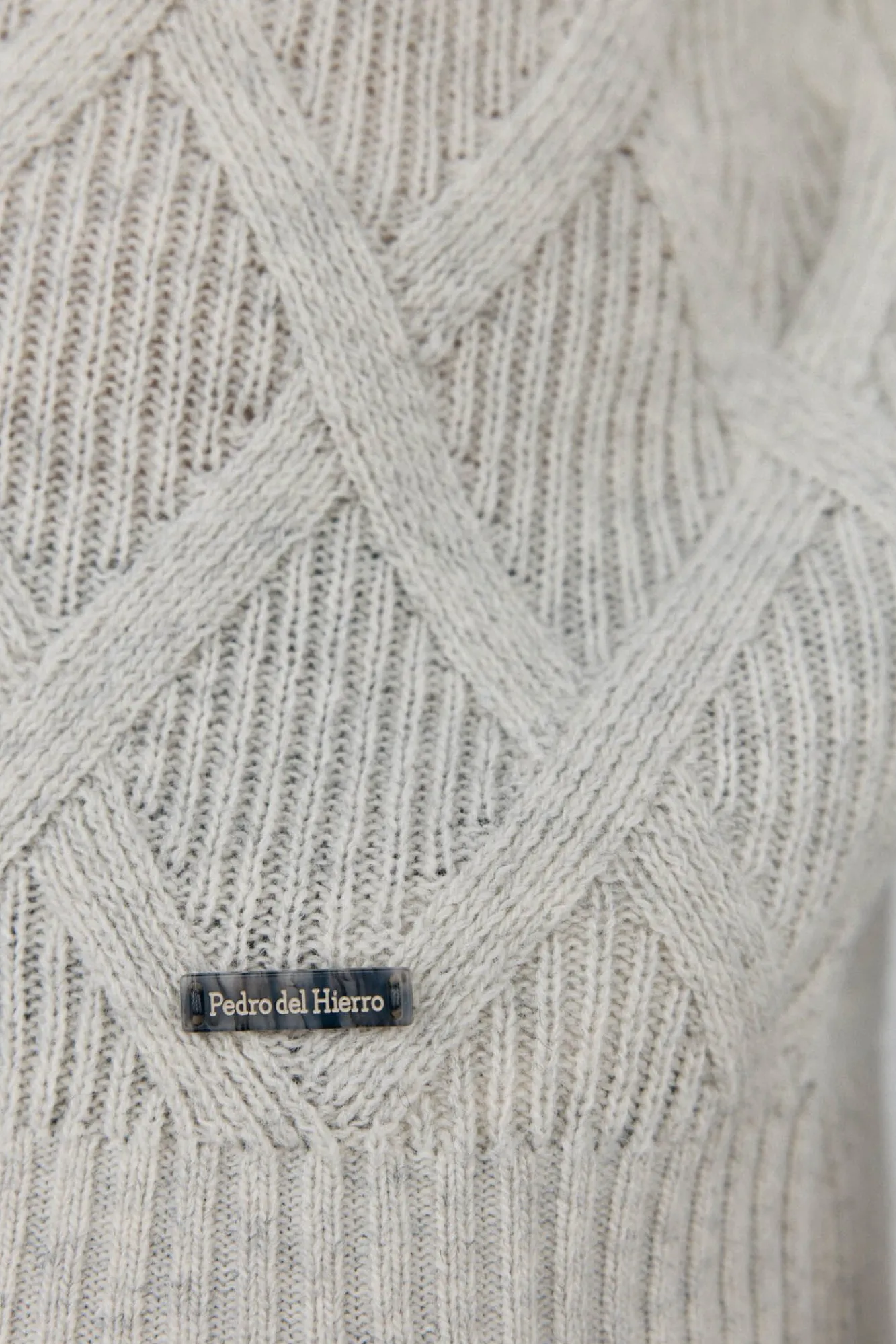 Hombre Pedro del Hierro Jerséis>Jersey rombos cuello redondo