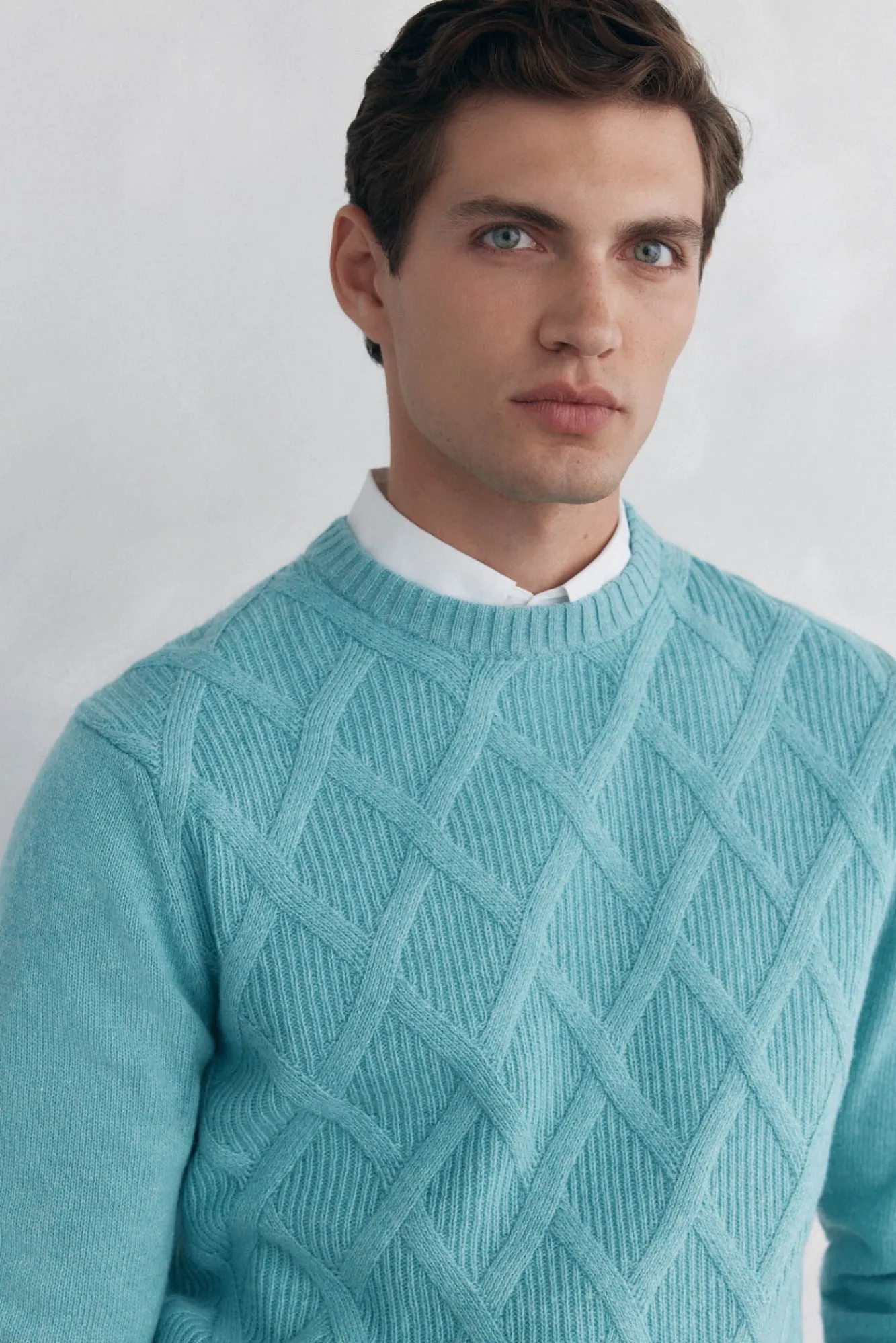 Hombre Pedro del Hierro Jerséis>Jersey rombos cuello redondo