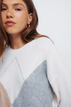 Mujer Springfield Jerséis>Jersey rombos delantero