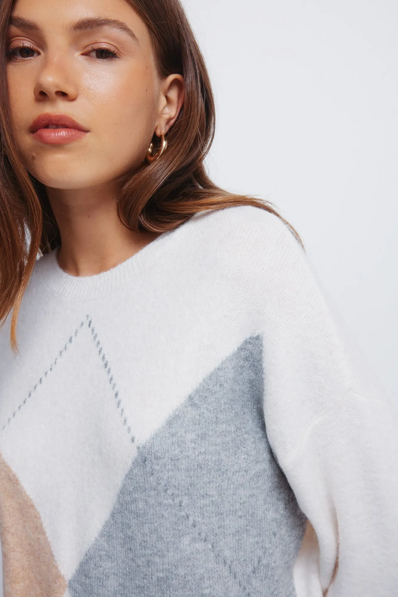 Mujer Springfield Jerséis>Jersey rombos delantero