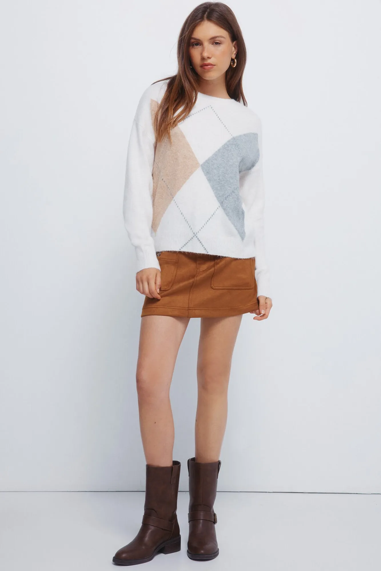 Mujer Springfield Jerséis>Jersey rombos delantero