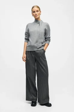 Mujer Object Jerséis>Jersey tacto suave lazo