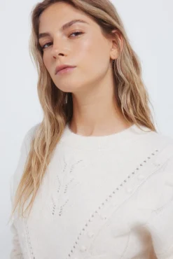 Mujer Springfield Jerséis>Jersey trenza uve