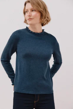 Mujer Cortefiel Jerséis>Jersey volante cuello