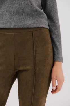 Mujer Cortefiel Deporte>Legging de mujer de efecto ante