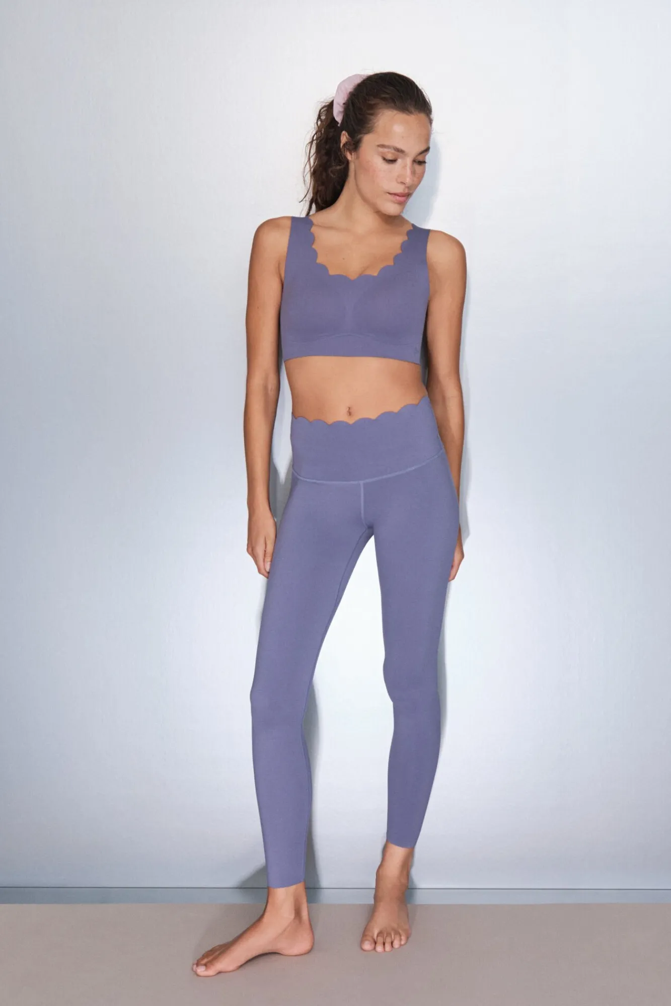 Mujer Dash and Stars Deporte>Leggings COMPRESSIVE largo morado