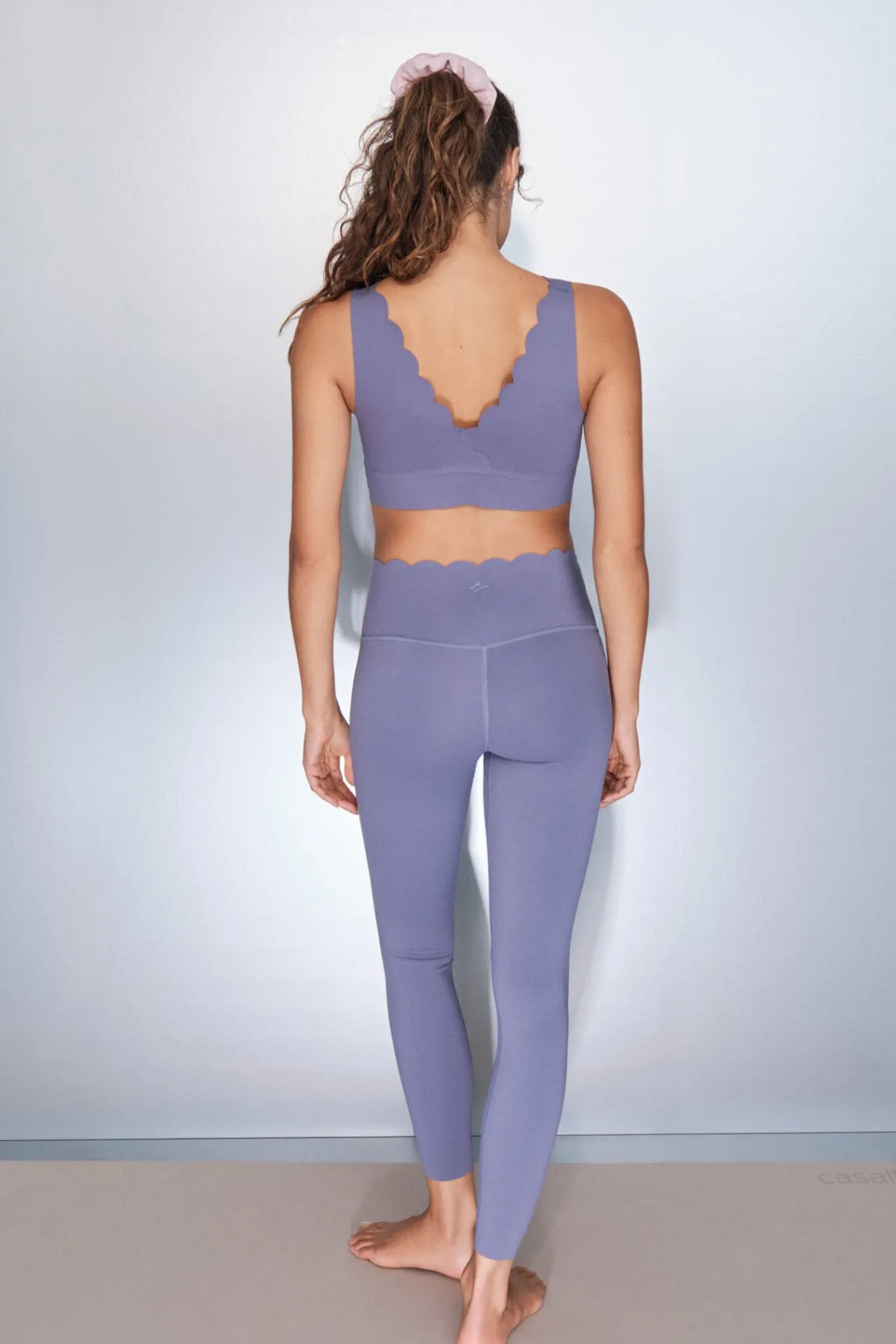 Mujer Dash and Stars Deporte>Leggings COMPRESSIVE largo morado