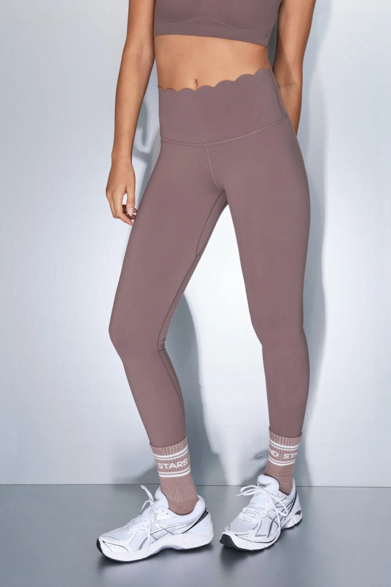 Mujer Dash and Stars Deporte>Leggings COMPRESSIVE largo marrón