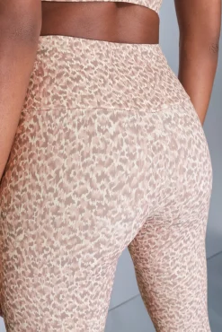 Mujer Dash and Stars Deporte>Leggings 4D STRETCH animal print blanco
