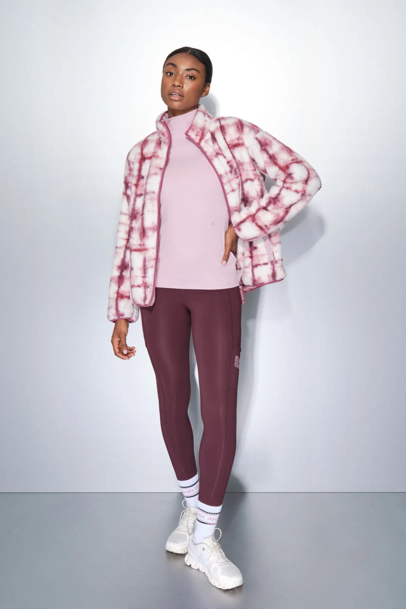 Mujer Dash and Stars Deporte>Leggings THERMAL morado