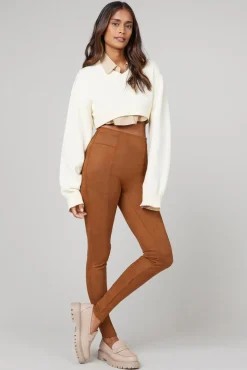 Mujer Spanx Pantalones>Leggins moldeadores efecto antelina