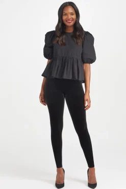 Mujer Spanx Pantalones>Leggins moldeadores terciopelo