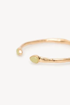 Mujer Hoss Intropia Joyería Y Bisutería>Leslie. Brazalete piedra bañado en oro