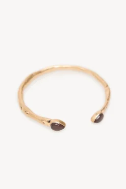 Mujer Hoss Intropia Joyería Y Bisutería>Leslie. Brazalete piedra bañado en oro