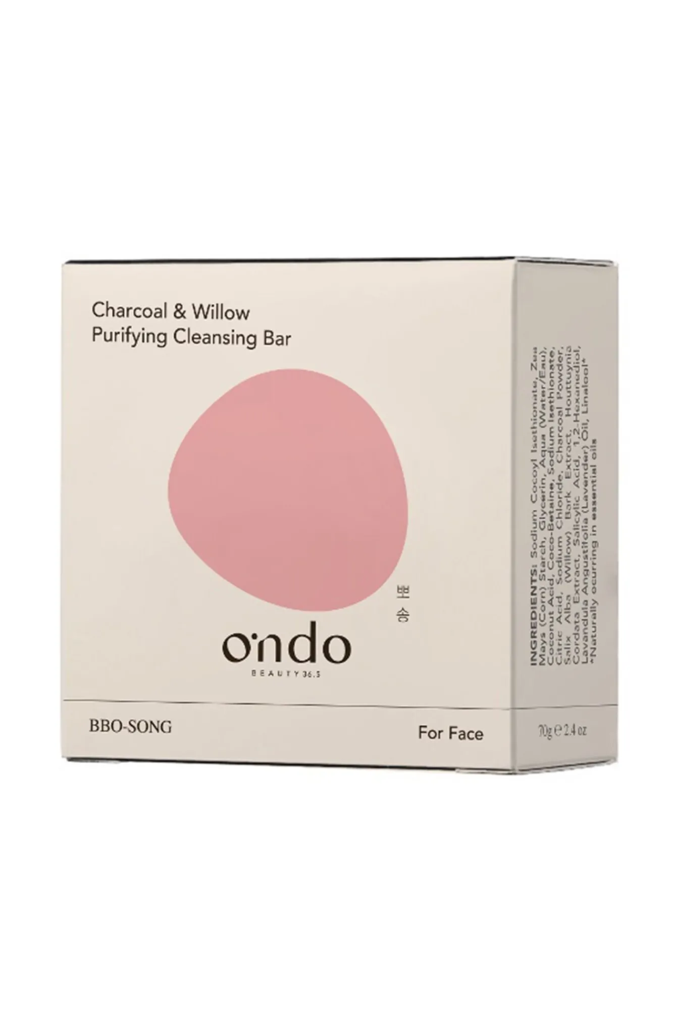 Ondo beauty 36.5 Cosmética Coreana|Cosmética Facial>Limpiador facial jabón sólido con carbón
