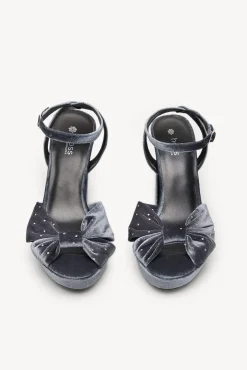 Mujer Hoss Intropia Tacones>Maia. Sandalia tacón terciopelo