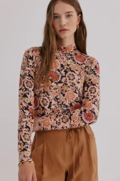 Mujer Hoss Intropia Camisetas>Mara. Camiseta estampada