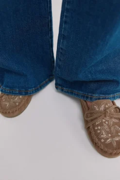 Mujer Hoss Intropia Mocasines|Calzado Piel>Marcela. Mocasines bordados de serraje