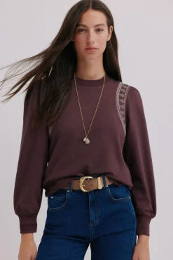 Mujer Hoss Intropia Sudaderas>Marta. Sudadera bordada