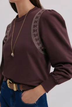 Mujer Hoss Intropia Sudaderas>Marta. Sudadera bordada