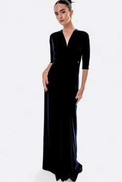 Mujer Cuplé Vestidos>Maxi vestido con nudo