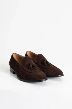 Hombre PuroEGO Zapatos De Vestir>Mocasín borlas serraje piel