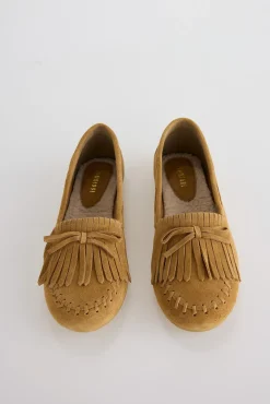 Mujer Slowlove Mocasines|Calzado Piel>Mocasín flecos serraje