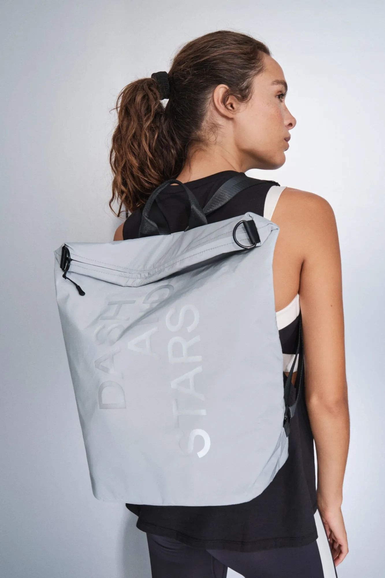 Mujer Dash and Stars Deporte>Mochila multiposición nylon efecto metalizado