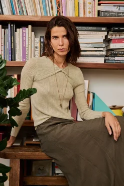 Mujer Hoss Intropia Camisetas>Nabila. Top con detalle de nudo