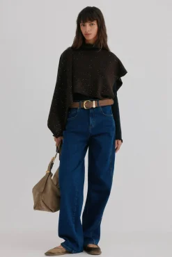 Mujer Hoss Intropia Pañuelos Y Fulares|Chaquetas>Nerea. Capa con lurex