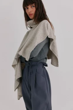 Mujer Hoss Intropia Pañuelos Y Fulares|Chaquetas>Nerea. Capa con lurex