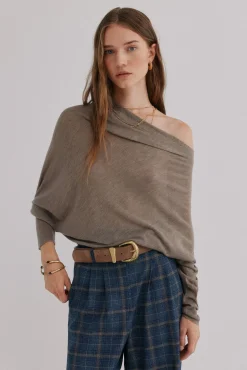 Mujer Hoss Intropia Jerséis>Nica. Jersey escote asimétrico