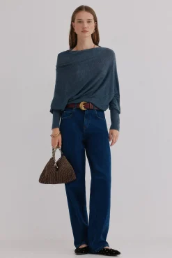 Mujer Hoss Intropia Jerséis>Nica. Jersey escote asimétrico