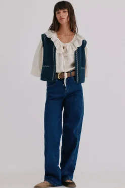 Mujer Hoss Intropia Chalecos>Nunzia. Chaleco bordado