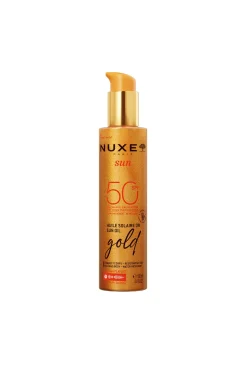 Nuxe Cosmética Facial>SUN ACEITE BRONCEADOR GOLD ROSTRO Y CUERPO SPF 50 150ML