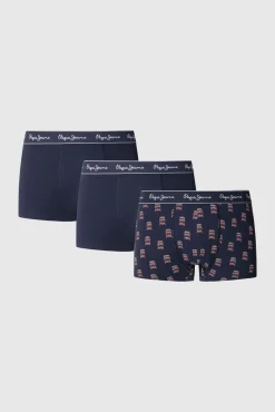 Hombre Pepe Jeans Calzoncillos>Pack 3 boxer cintura logo