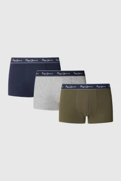 Hombre Pepe Jeans Calzoncillos>Pack 3 boxer liso con logo