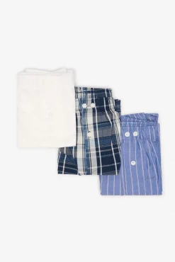 Hombre Cortefiel Calzoncillos>Pack 3 boxer tela