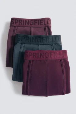 Hombre Springfield Calzoncillos>Pack 3 boxers