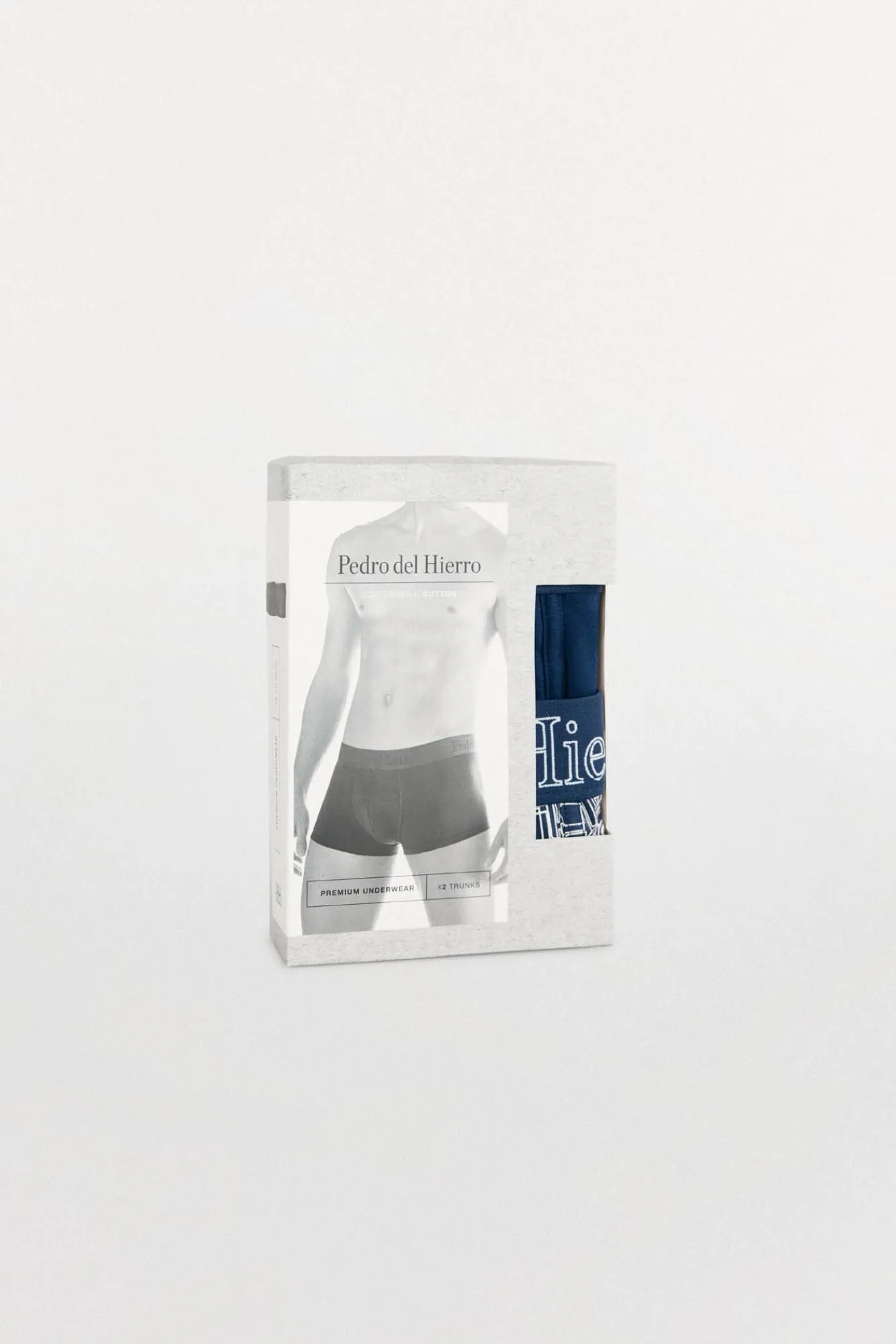 Hombre Pedro del Hierro Calzoncillos>Pack 2 boxers punto