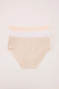 Mujer Women'secret Ropa Interior>Pack 3 bragas culotte algodón orgánico