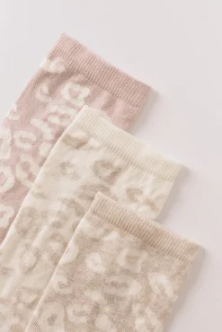 Mujer Women'secret Calcetines>Pack 3 calcetines largos leopard