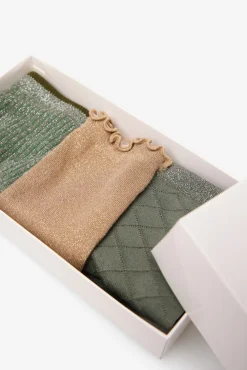 Mujer Cortefiel Calcetines>Pack calcetines lurex