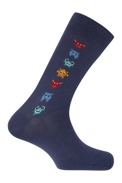 Hombre Punto Blanco Calcetines><noscript><img width=