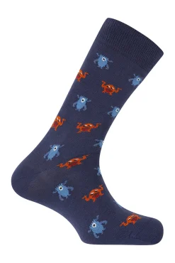 Hombre Punto Blanco Calcetines><noscript><img width=