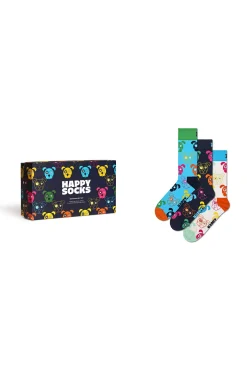 Mujer Happy Socks Calcetines|Calcetines>Pack de 3 calcetines mixtos de perros