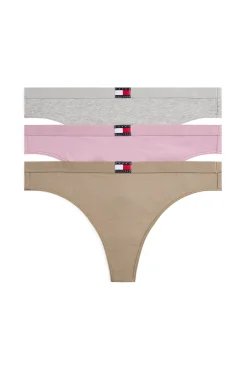 Mujer Tommy Jeans Ropa Interior>Pack de 3 tangas elásticas
