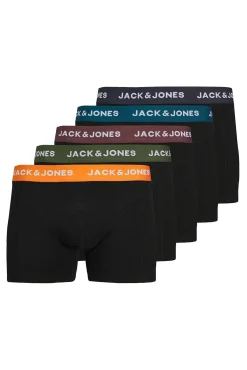 Hombre Jack & Jones Calzoncillos>Pack x5 bóxers lisos