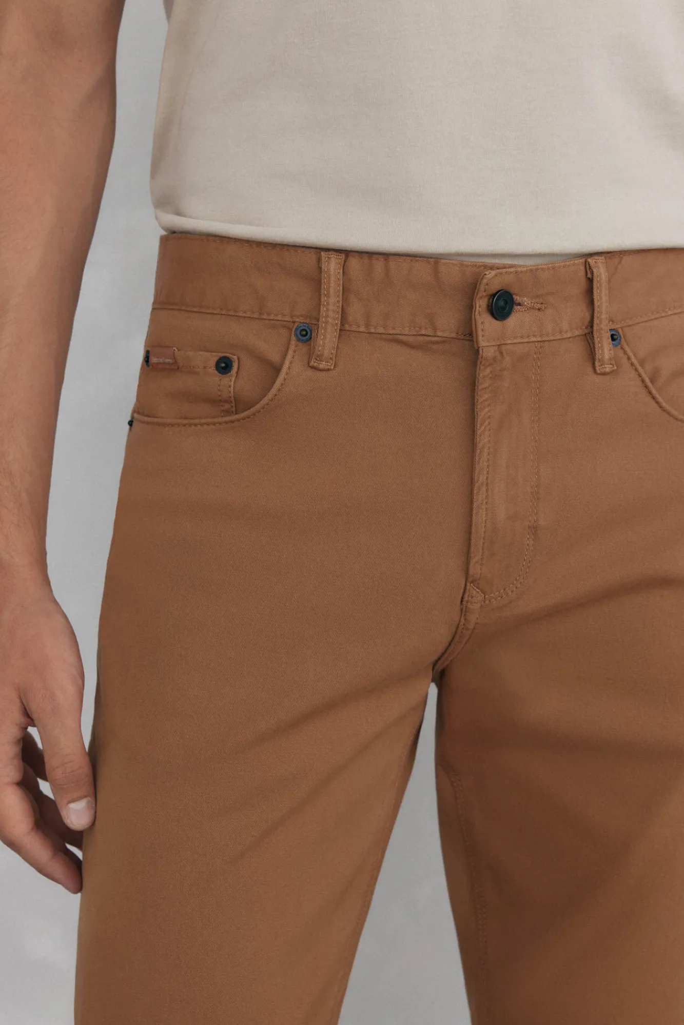 Hombre Pedro del Hierro Vaqueros|Pantalones>Pantalón 5 bolsillos color slim fit